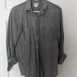 J. Crew Men's Gray Lightweight Shirt Jacket